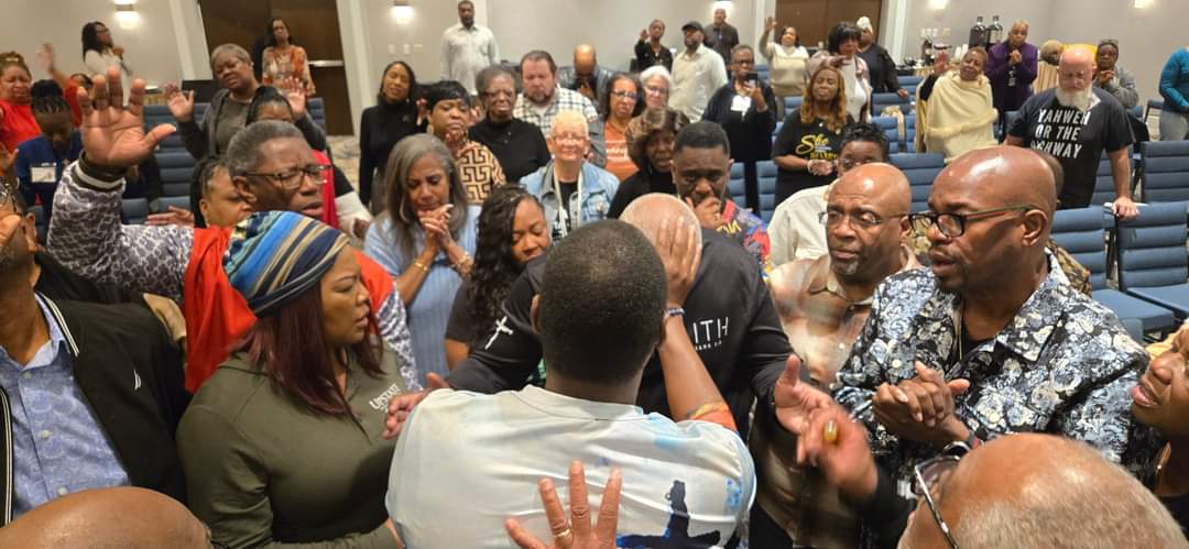 Members of the fellowship in prayer